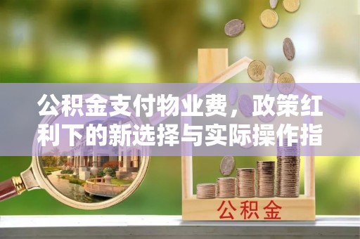 柯桥公积金支付物业费，政策红利下的新选择与实际操作指南
