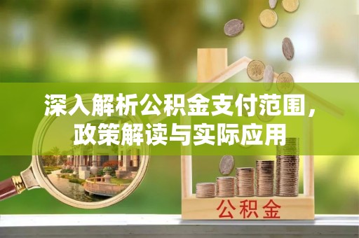 柯桥深入解析公积金支付范围，政策解读与实际应用